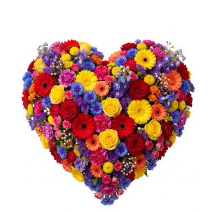 Blumenherz 'Farben des Lebens'