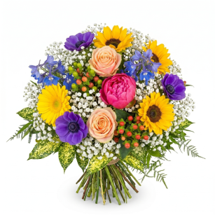 Trauerstrauss "Farben des Lebens"